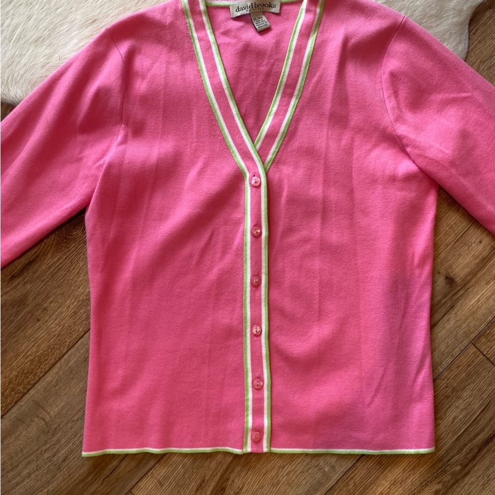 Vintage cottagecore V-Neck cardigan - Picture 3 of 8